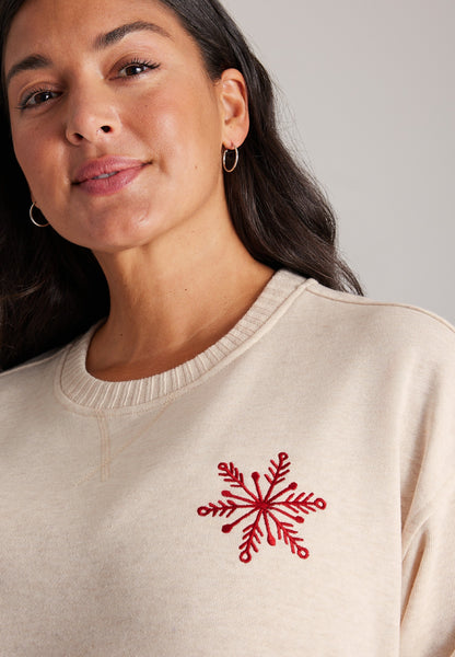 Maurices Plus Size Willowsoft Peace Love Joy Sweatshirt Tunic