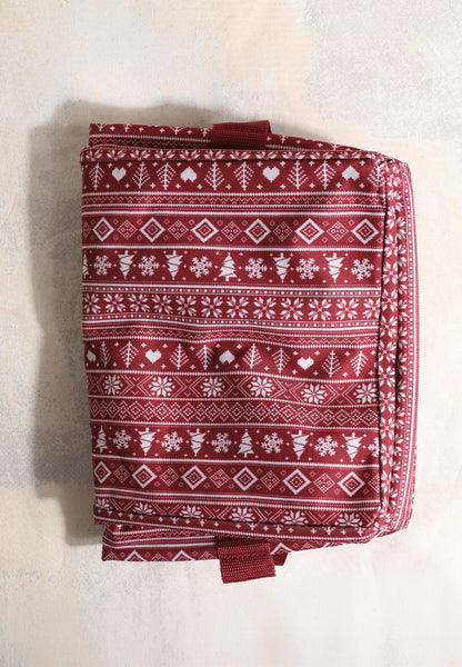 Maurices Holiday Everyday Adventure Fair Isle Foldable Tote