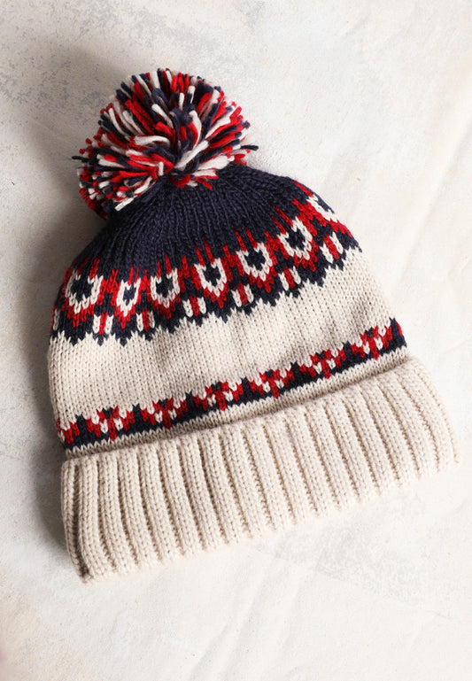 Maurices Nordic Fair Isle Pom Beanie