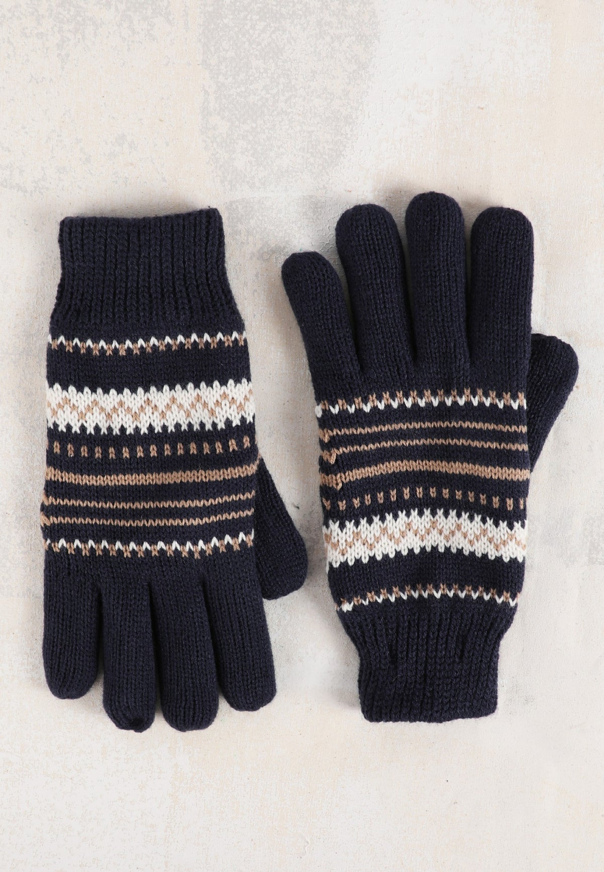 Maurices Fair Isle Lined Knit Gloves