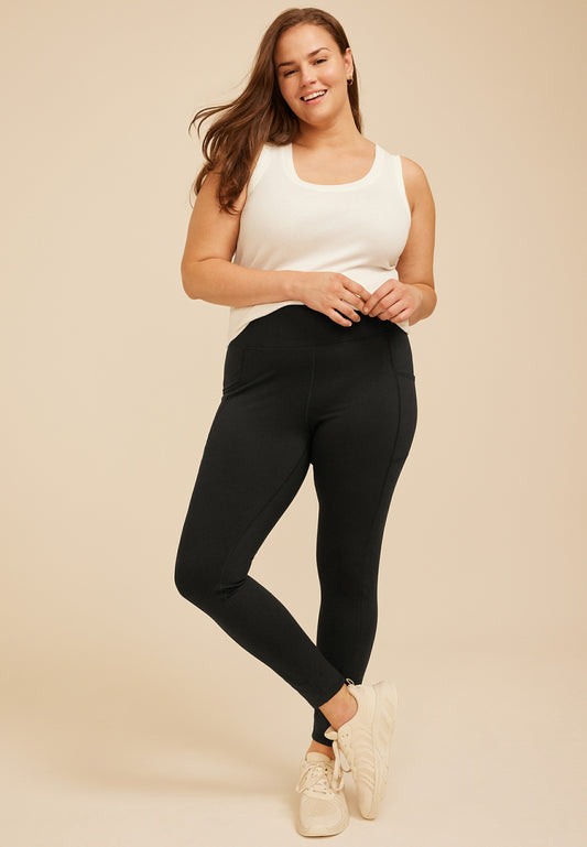 Maurices Plus Size High Rise Brushed Pocket Leggings