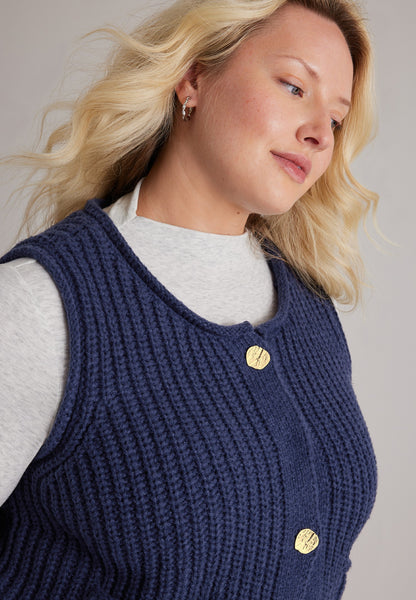 Maurices Plus Size Button Front Sweater Vest