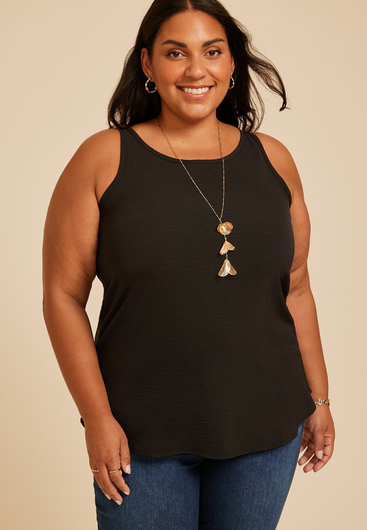 Maurices Plus Size High Neck Tank Top