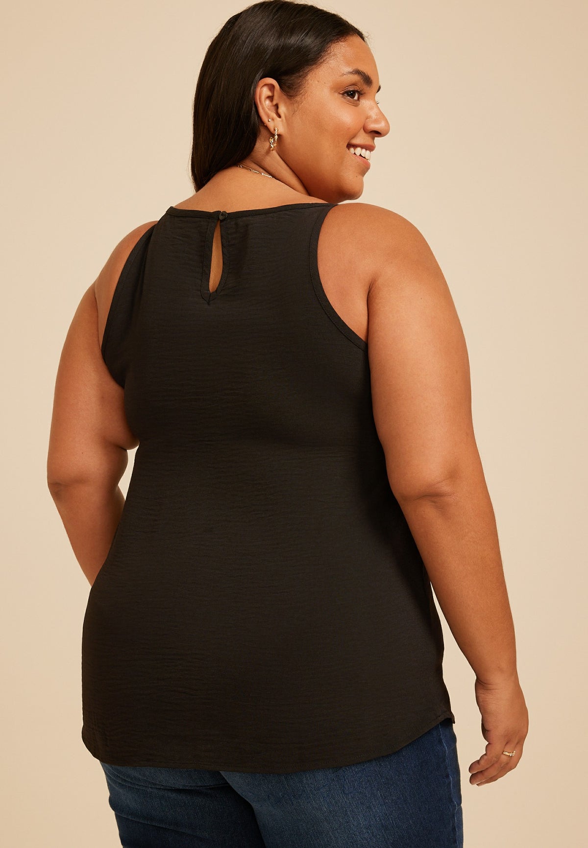 Maurices Plus Size High Neck Tank Top