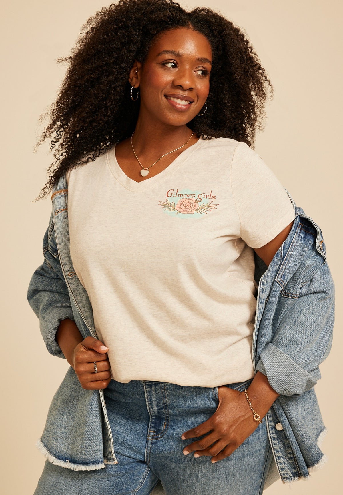 Maurices Plus Size Gilmore Girls Classic Fit Graphic Tee