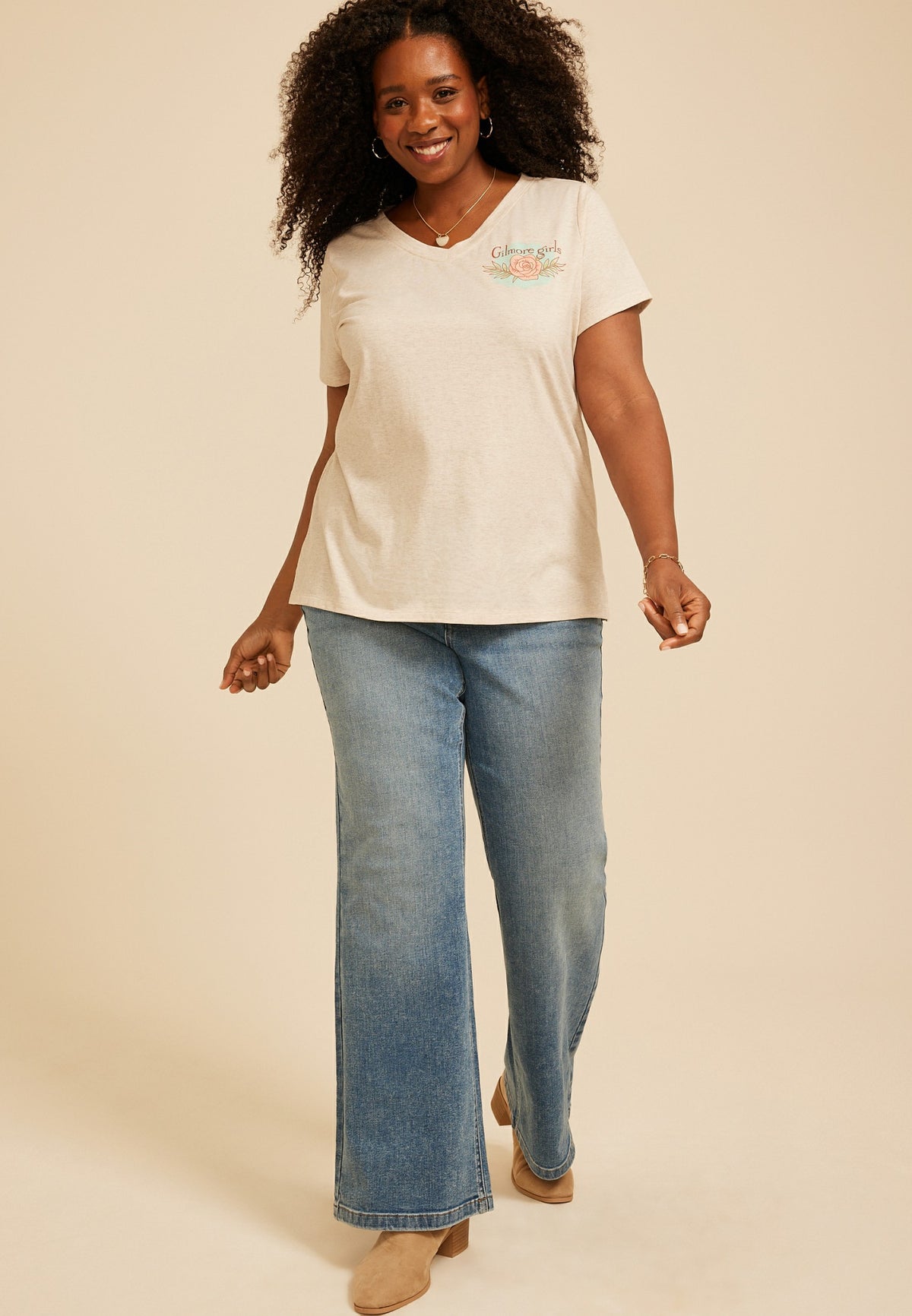 Maurices Plus Size Gilmore Girls Classic Fit Graphic Tee