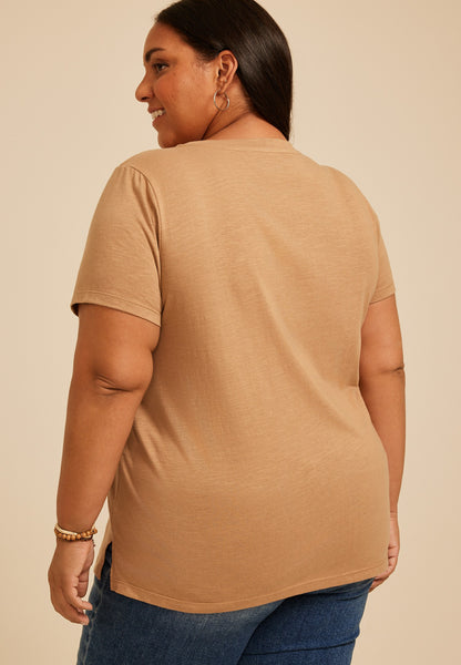 Maurices Plus Size Pumpkin Spice Everything Classic Fit Graphic Tee
