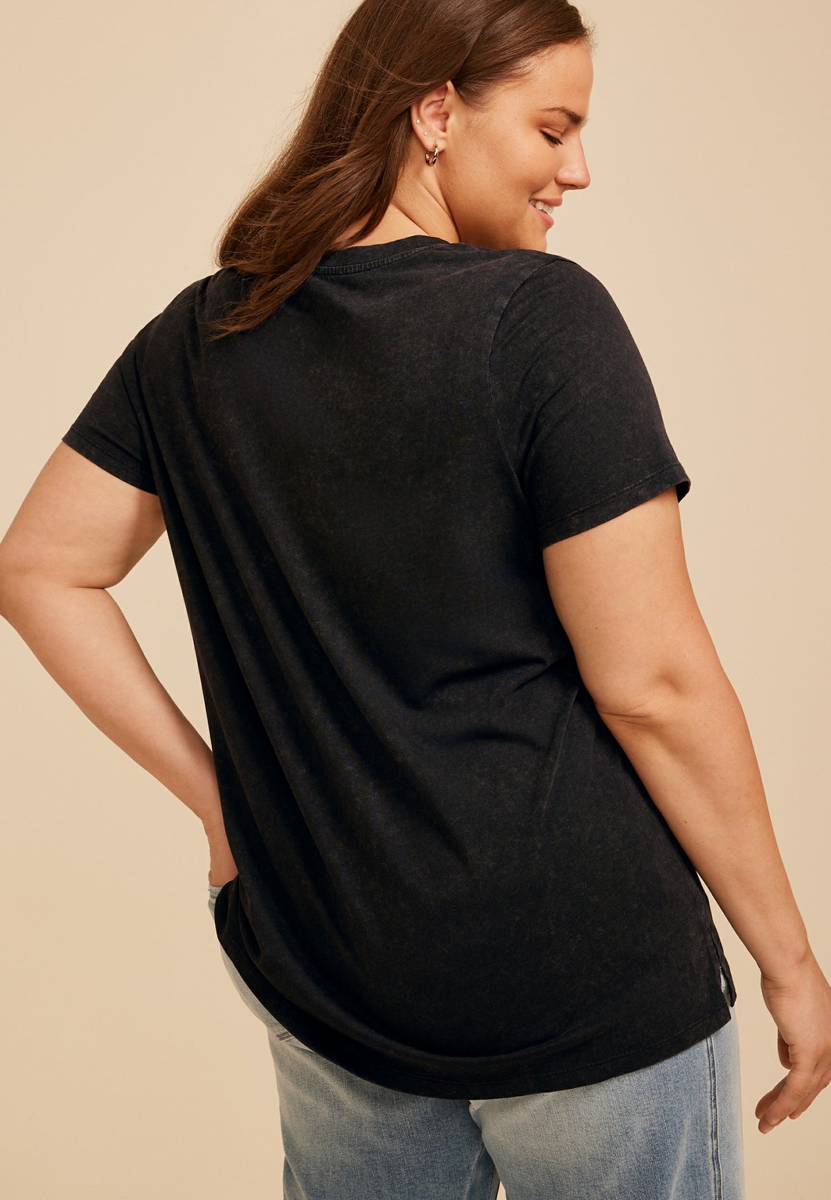 Maurices Plus Size I Believe In Spirits Classic Fit Graphic Tee