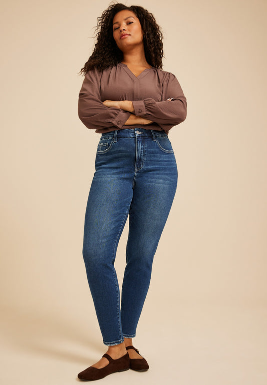 Maurices Plus Size Flying Monkey™ High Rise Ankle Skinny Jean