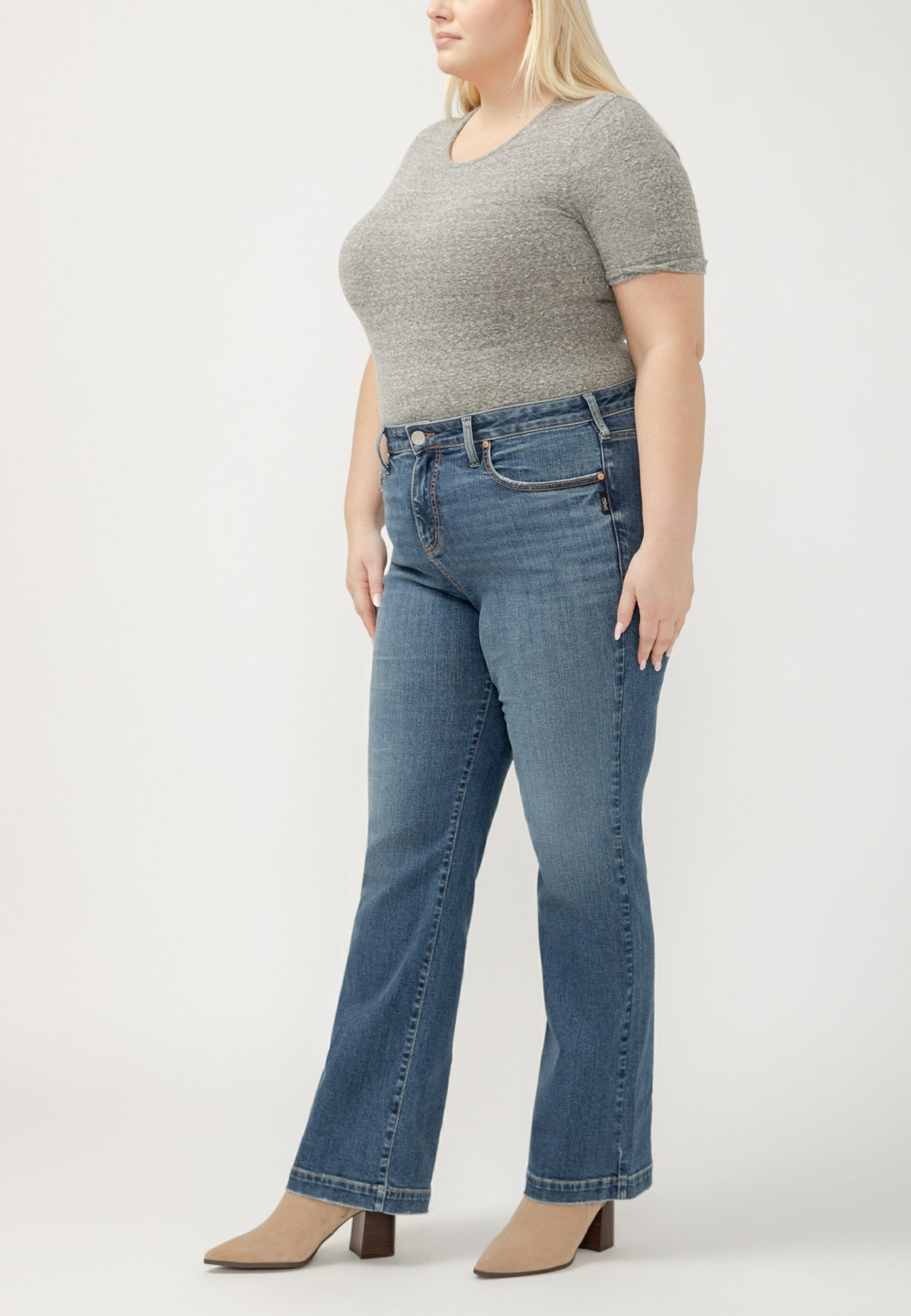 Maurices Plus Size Silver Jeans Co. ® Avery Curvy High Rise Trouser Jean