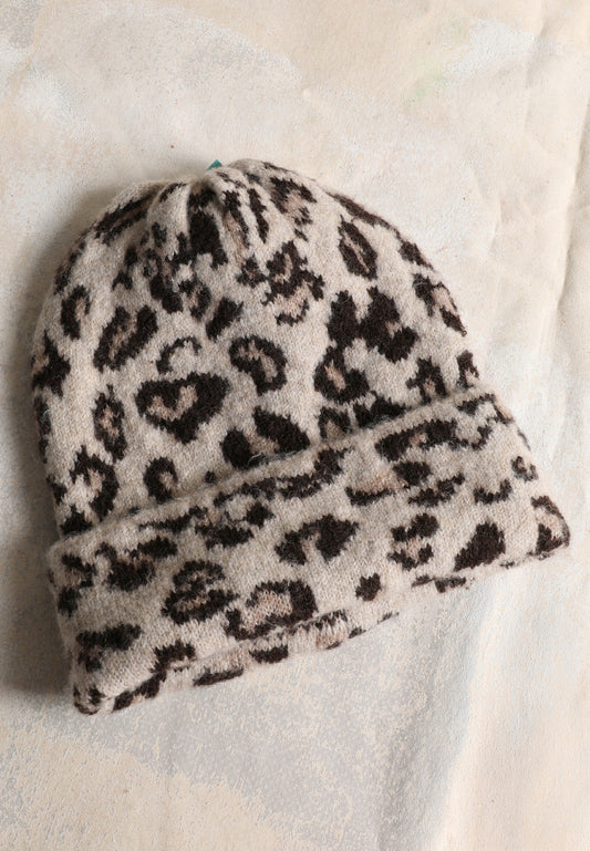 Maurices Leopard Cuff Beanie