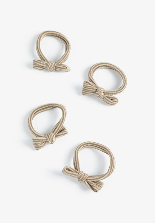 Maurices 4 Pack Stripe Bow Seamless Hair Ties