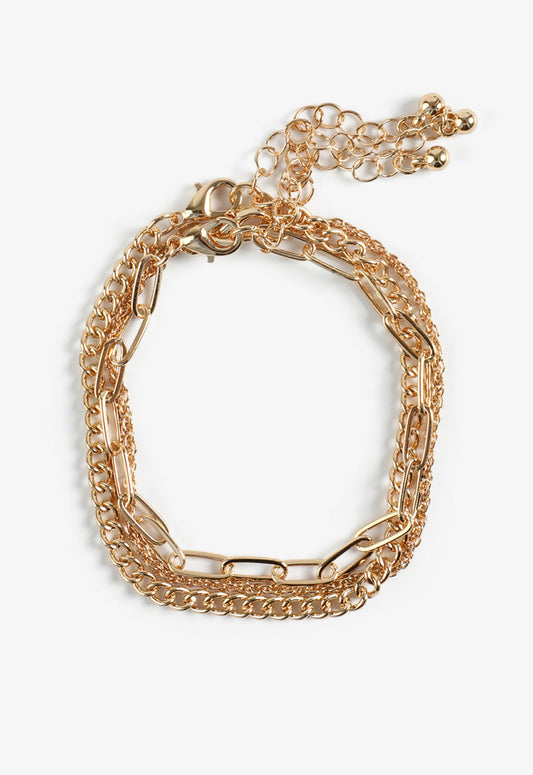 Maurices Gold Mixed Chain Bracelet Set