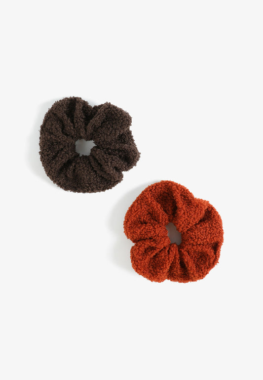 Maurices 2 Pack Boucle Scrunchie Set
