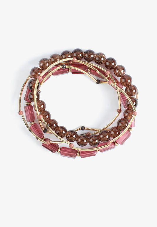 Maurices Mixed Bead Stretch Bracelet Set