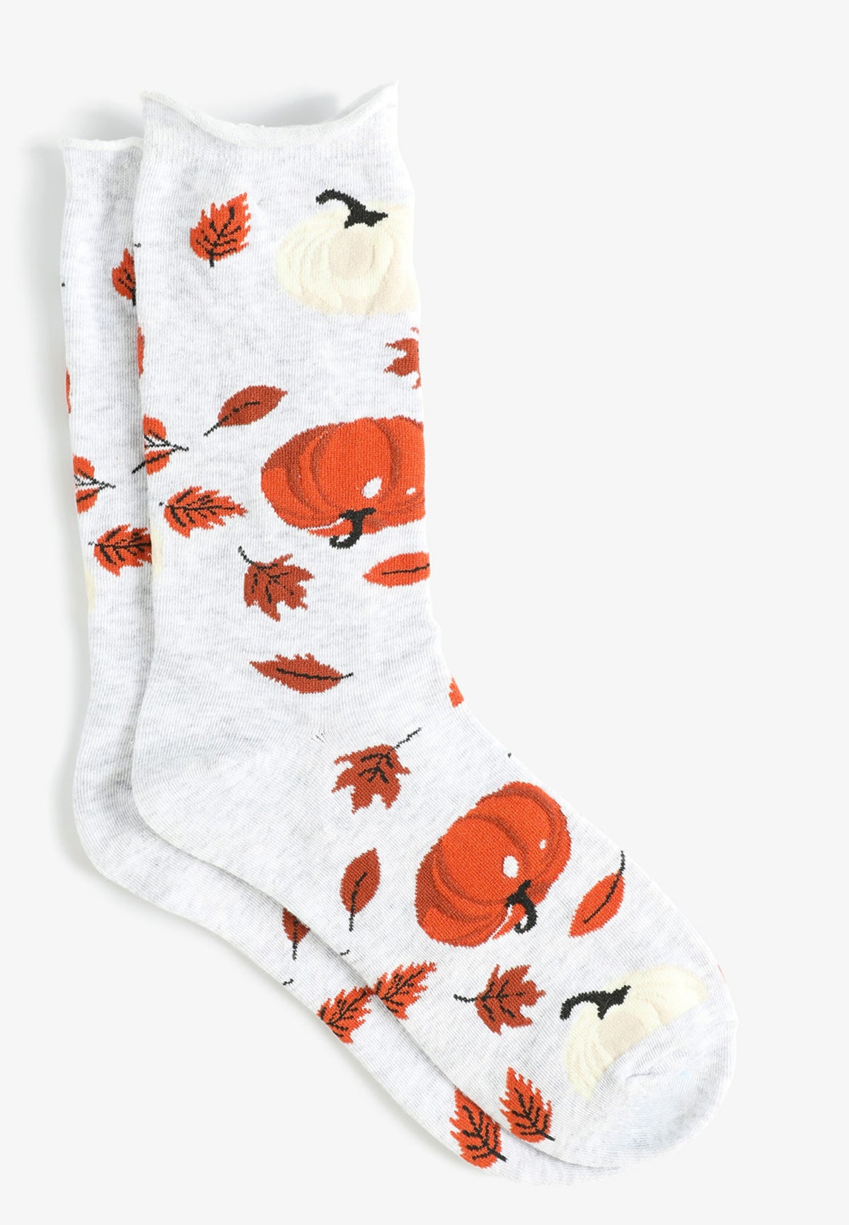 Maurices Fall Pumpkins Tall Crew Socks