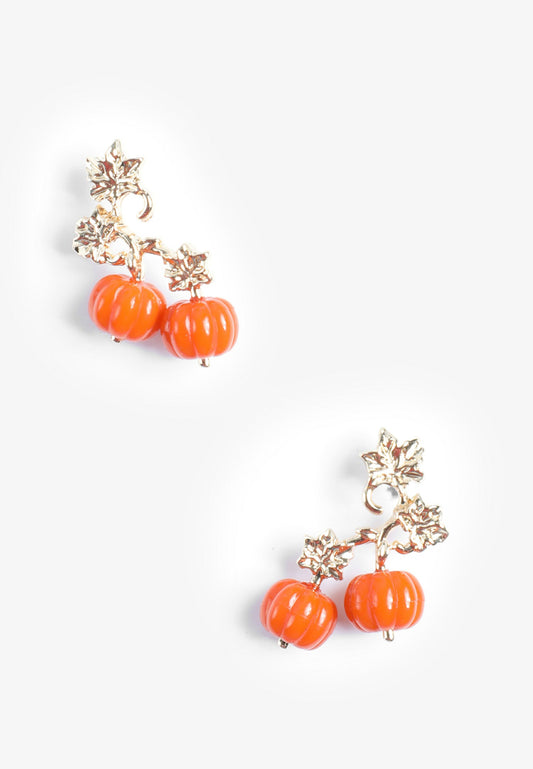 Maurices Pumpkin Vine Drop Earrings