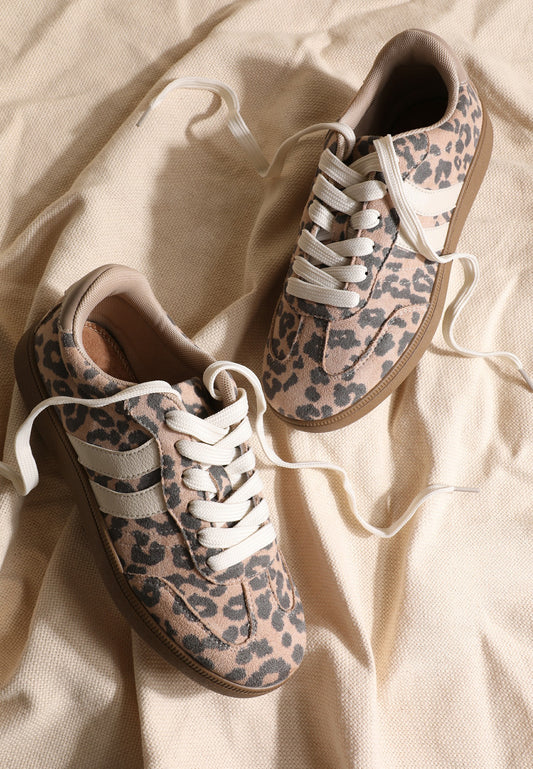 Maurices SuperCush Leopard Lace Up Sneaker