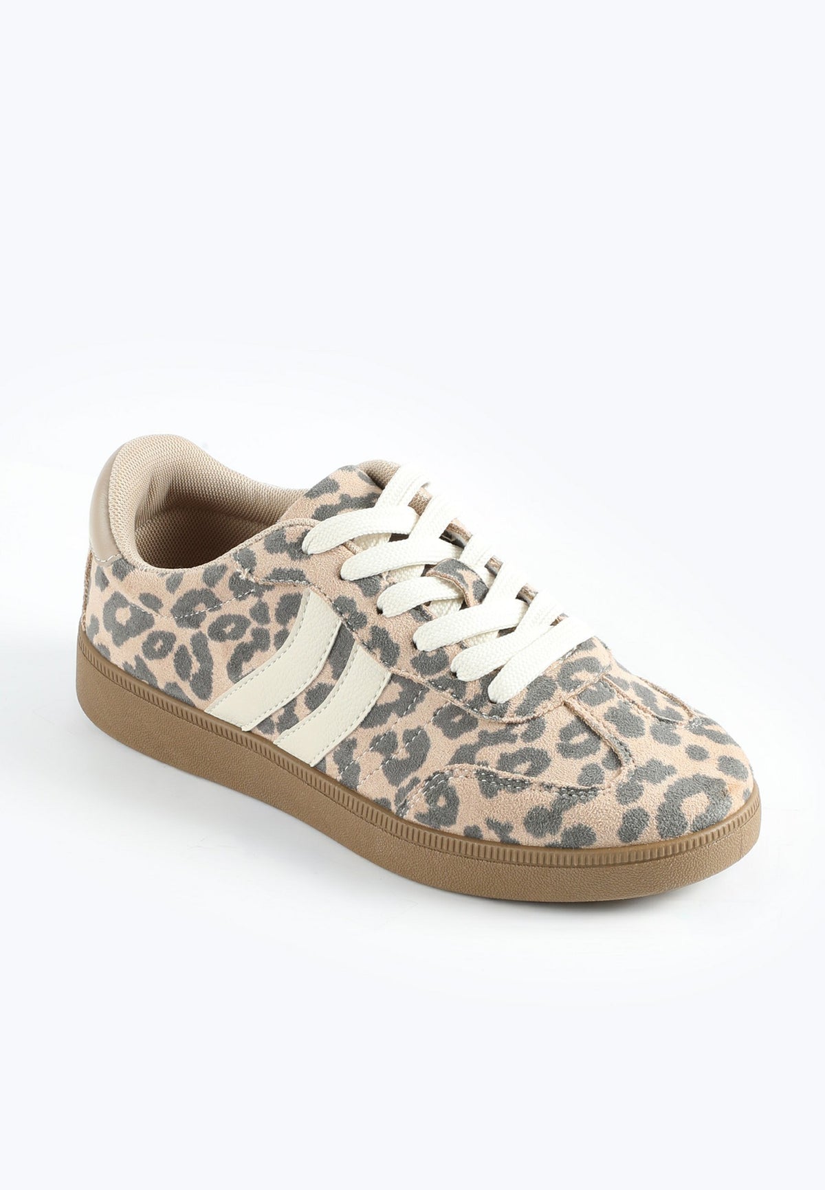 Maurices SuperCush Leopard Lace Up Sneaker
