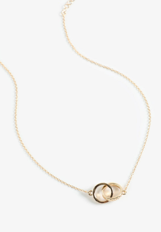 Maurices Gold Interlocking Heart Necklace