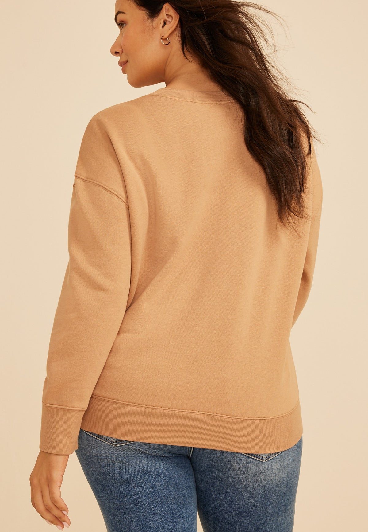 Maurices Plus Size Halloween Ghost Graphic Sweatshirt