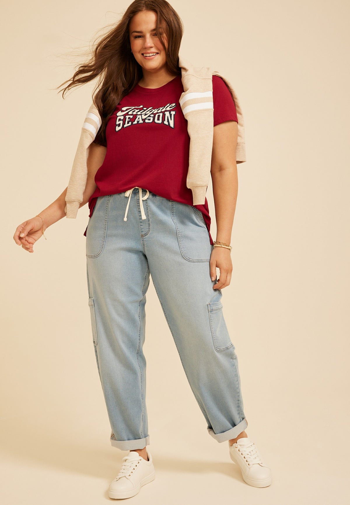 Maurices Plus Size Tailgate Season Classic Fit Graphic Tee