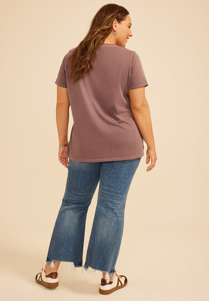 Maurices Plus Size Take The Road Less Traveled Classic Fit Graphic Tee