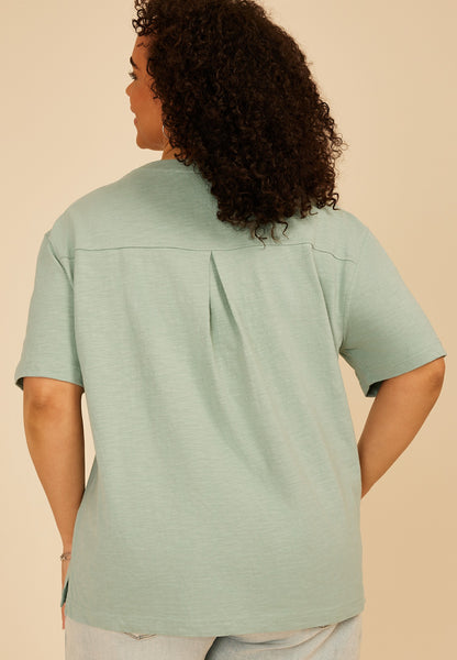 Maurices Plus Size 24/7 Cotton Pocket Tee