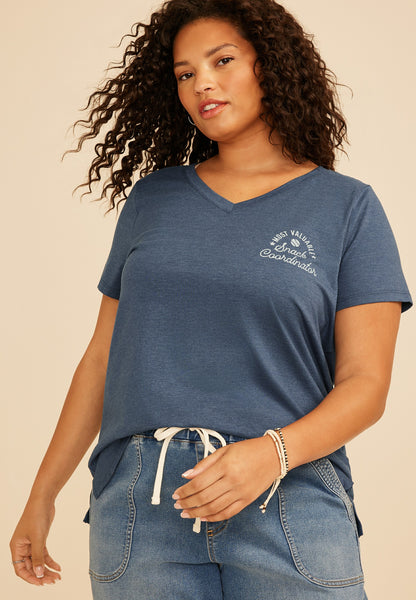 Maurices Plus Size Snack Coordinator Classic Fit Graphic Tee