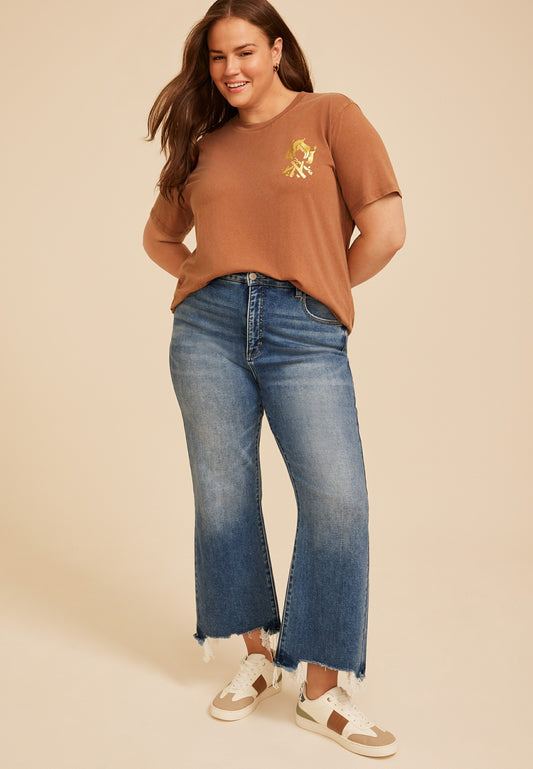 Maurices Plus Size Back Roads And Bonfires Oversized Fit Graphic