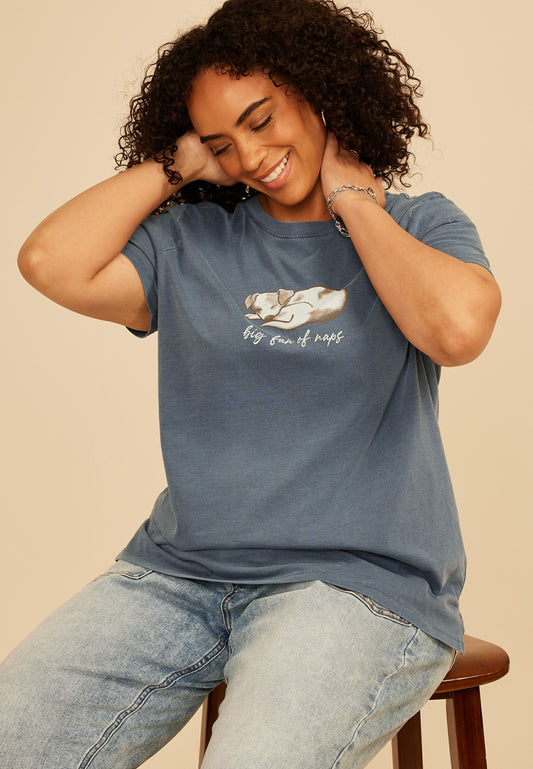 Maurices Plus Size Big Fan Of Naps Classic Fit Graphic Tee