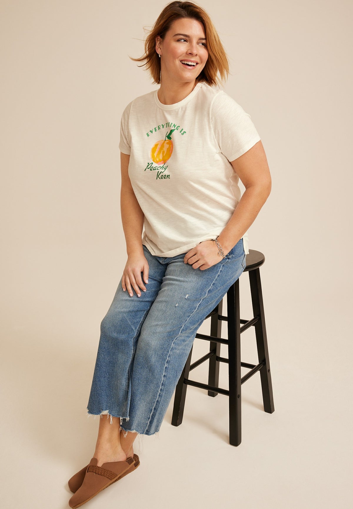 Maurices Plus Size Everything Is Peachy Keen