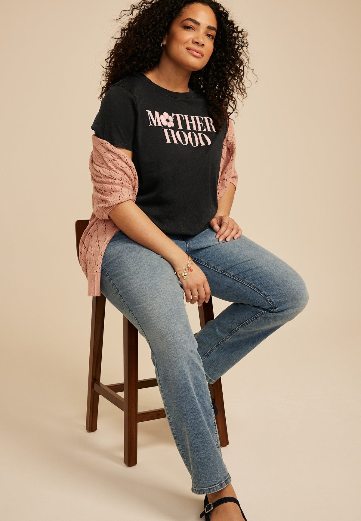 Maurices Plus Size Motherhood Classic Fit Graphic Tee