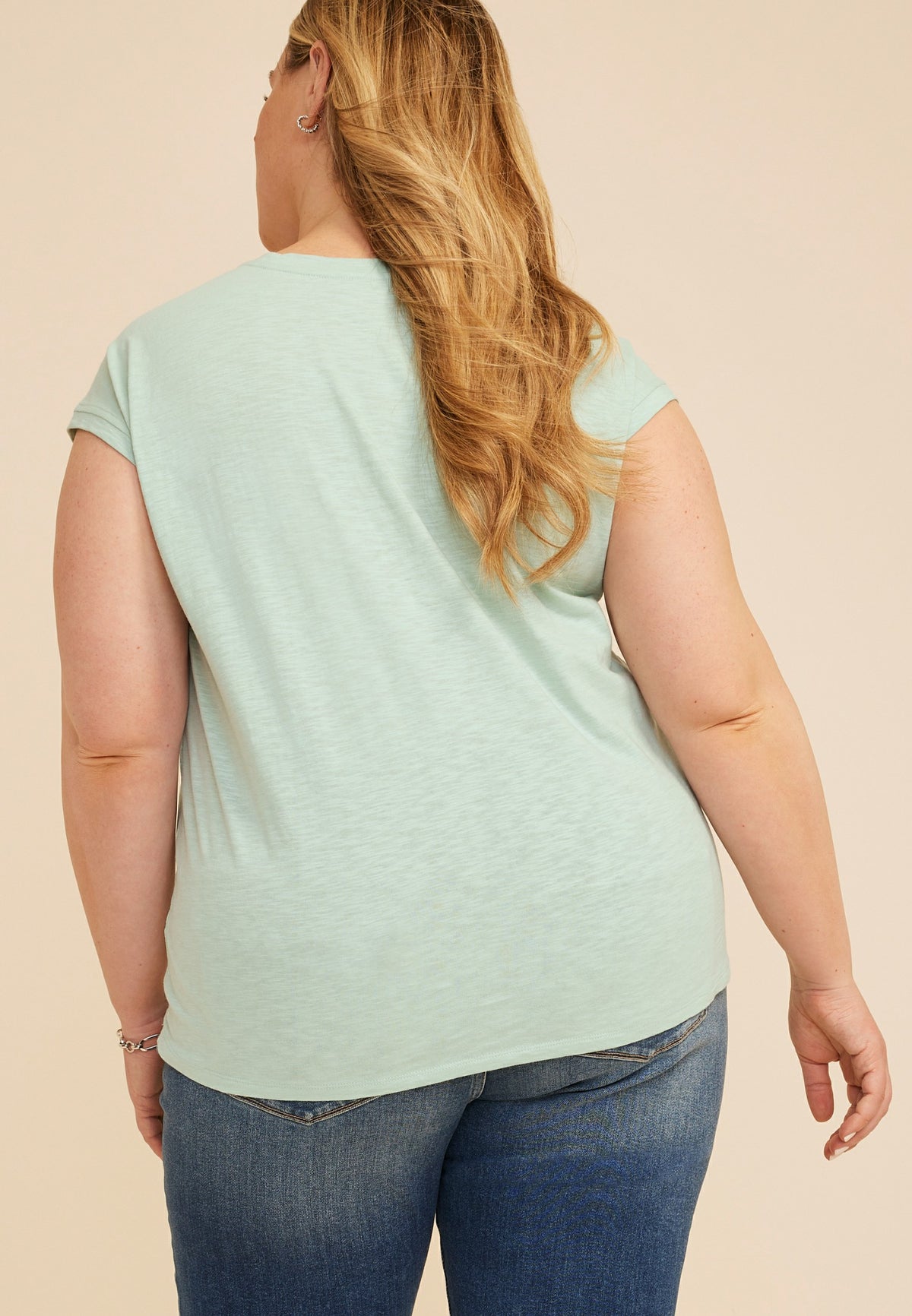 Maurices Plus Size 24/7 Shoulder Seamed Tee