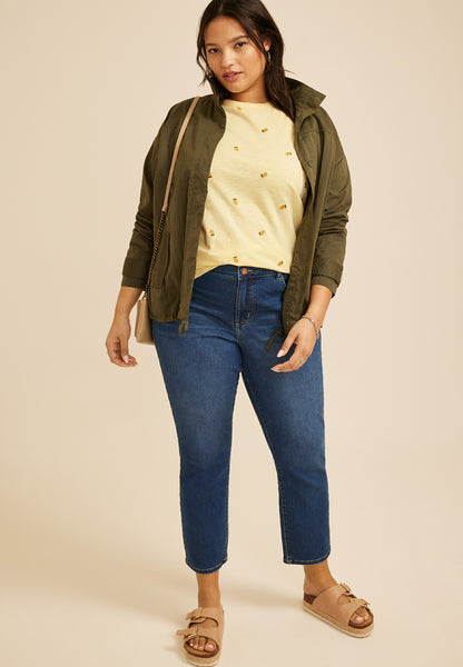 Maurices Plus Size 24/7 Dawson Lemons Crew Neck Tee