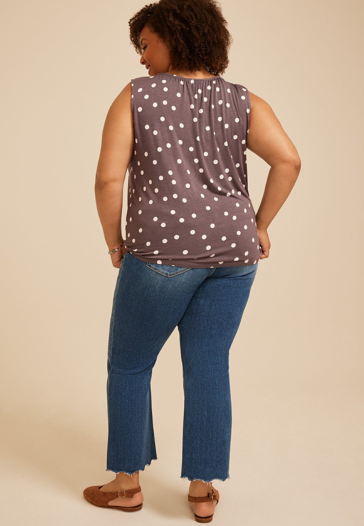 Maurices Plus Size Bubble Hem Tank Top
