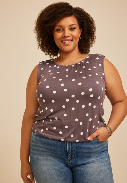 Maurices Plus Size Bubble Hem Tank Top
