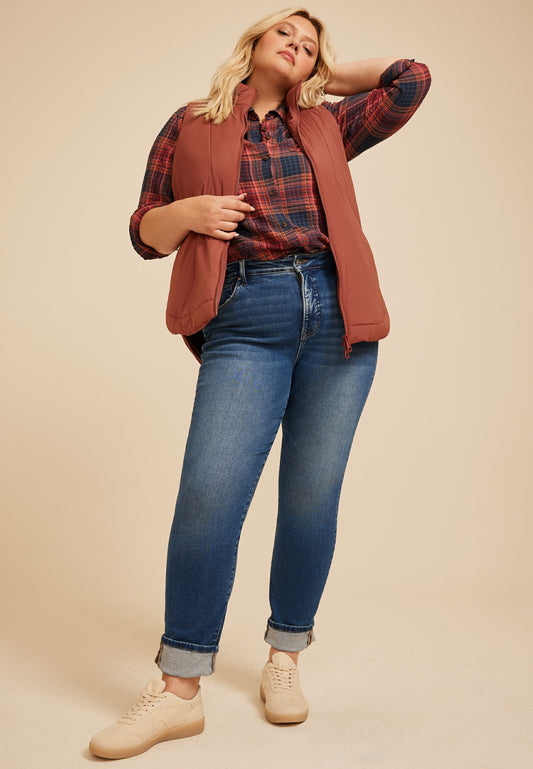 Maurices Plus Size Active Casual Tunic Vest