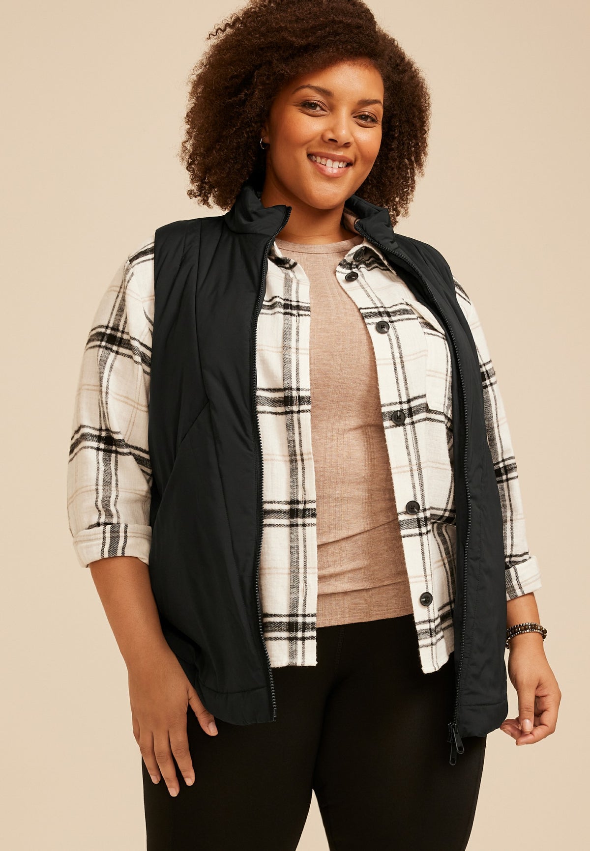 Maurices Plus Size Active Casual Tunic Vest