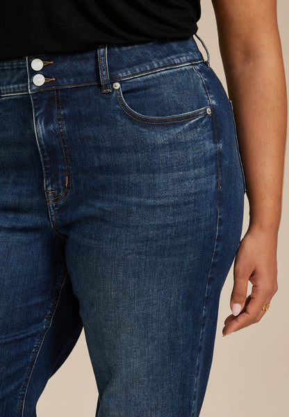 Maurices Plus Size m jeans by maurices™ Ultra High Rise Double Button Straight Jean