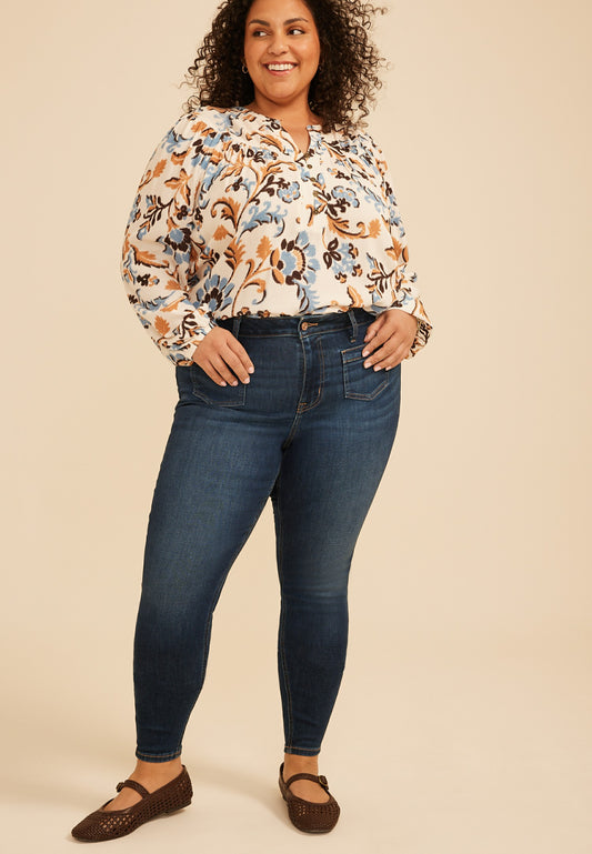 Maurices Plus Size m jeans by maurices™ Cool Comfort High Rise Patch Pocket Jegging