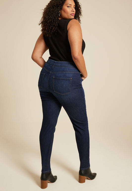 Maurices Plus Size m jeans by maurices™ Cool Comfort Crossover High Rise Pull On Super Skinny Jean
