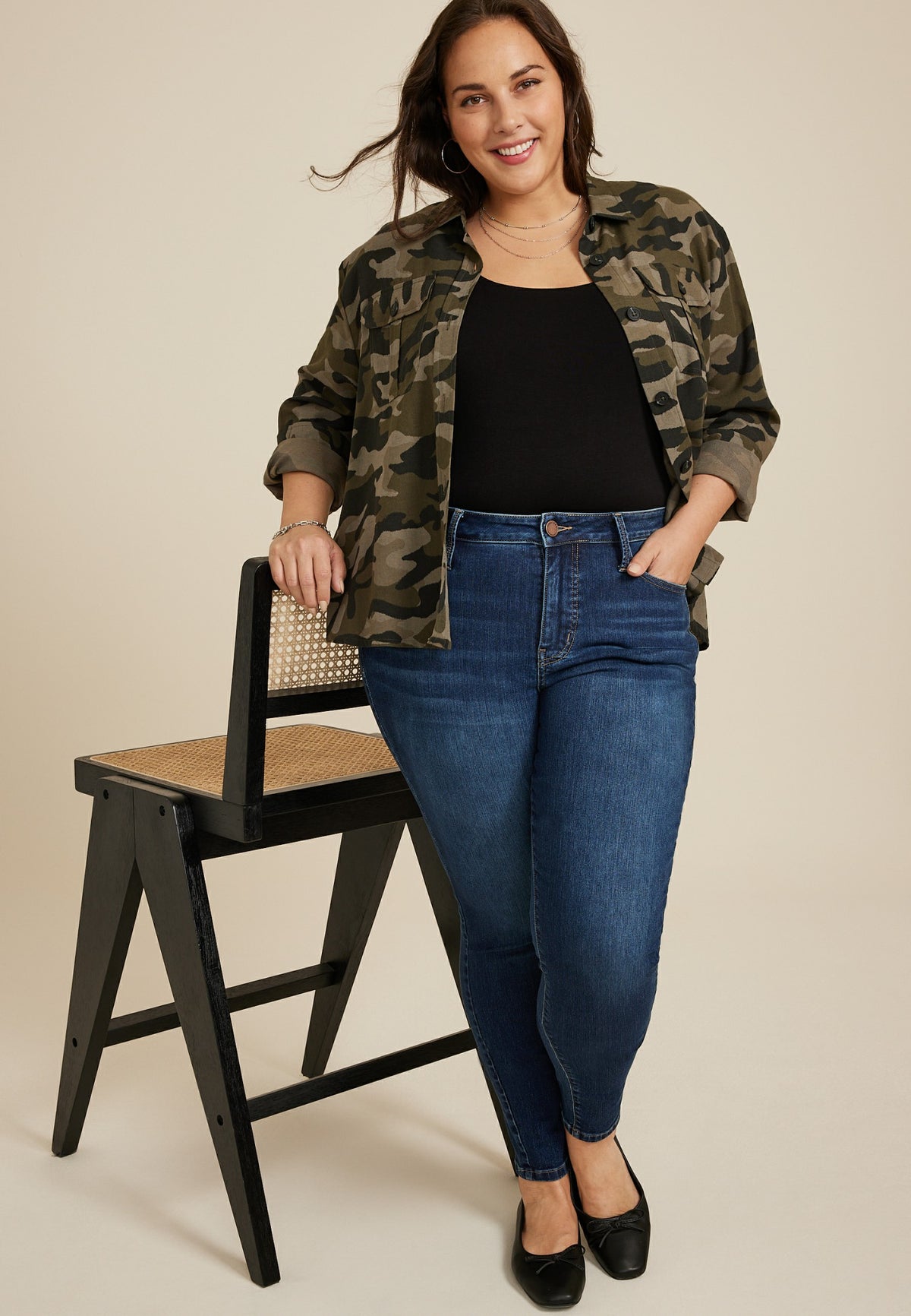 Maurices Plus Size Everflex™ Dark High Rise Super Skinny Jean