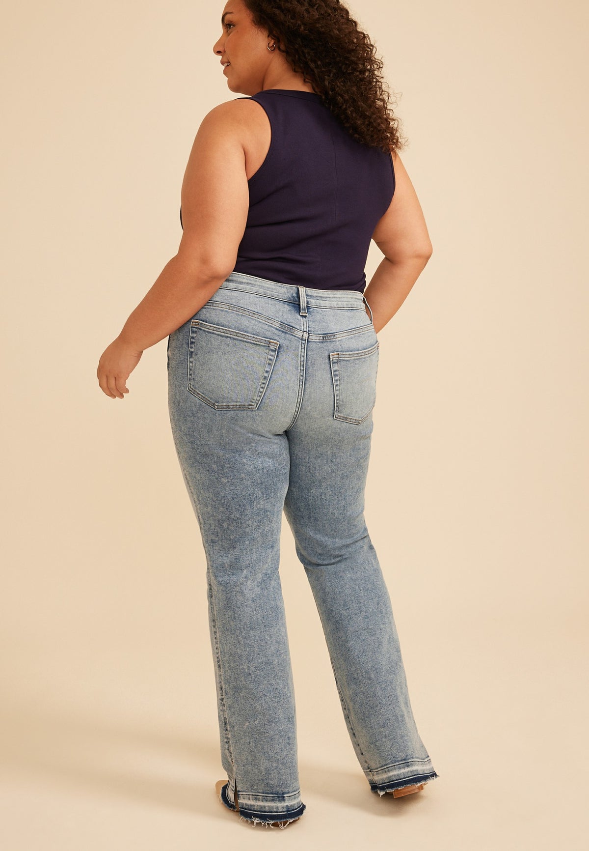 Maurices Plus Size edgely™ High Rise Released Hem Bootcut Jean