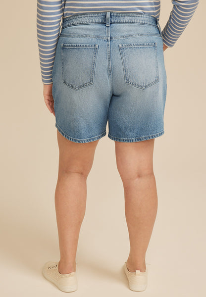 Maurices Plus Size m jeans by maurices™ High Rise 7in Relaxed Short