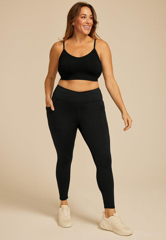 Maurices Plus Size Smooth Crossover High Rise Legging