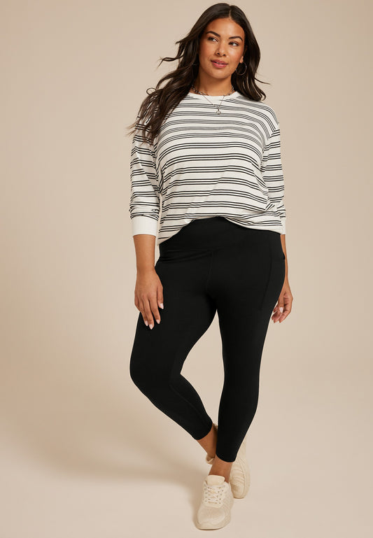 Maurices Plus Size Smooth High Rise 7/8 Legging