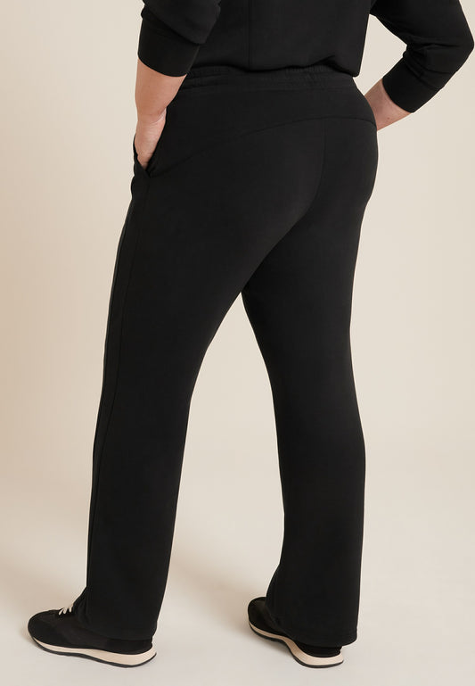 Maurices Plus Size Cloud Scuba Knit Wide Leg Sweatpant