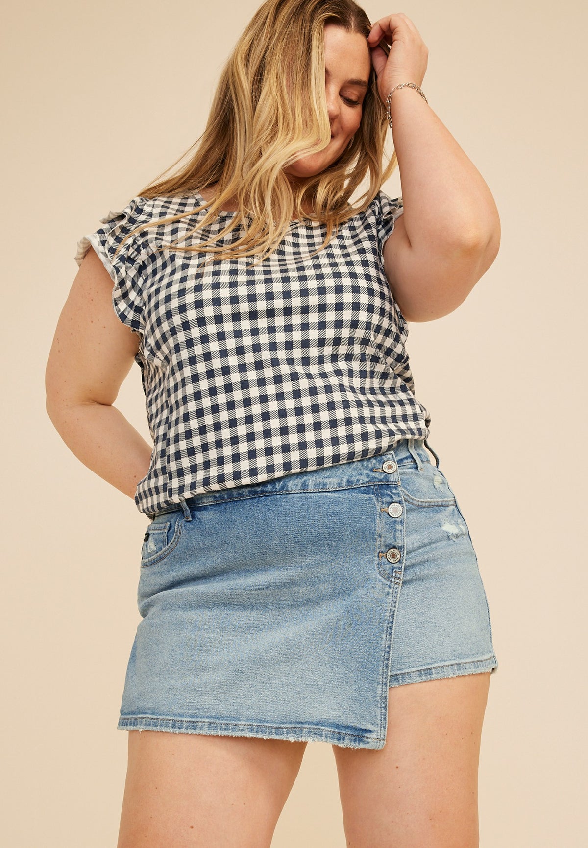 Maurices Plus Size KanCan™  Mid Rise Skort