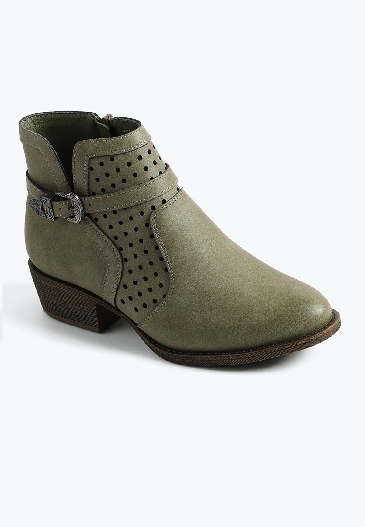 Maurices SuperCush Western Buckle Ankle Boot